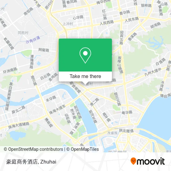 豪庭商务酒店 map
