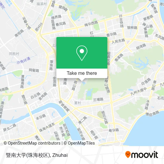 暨南大学(珠海校区) map