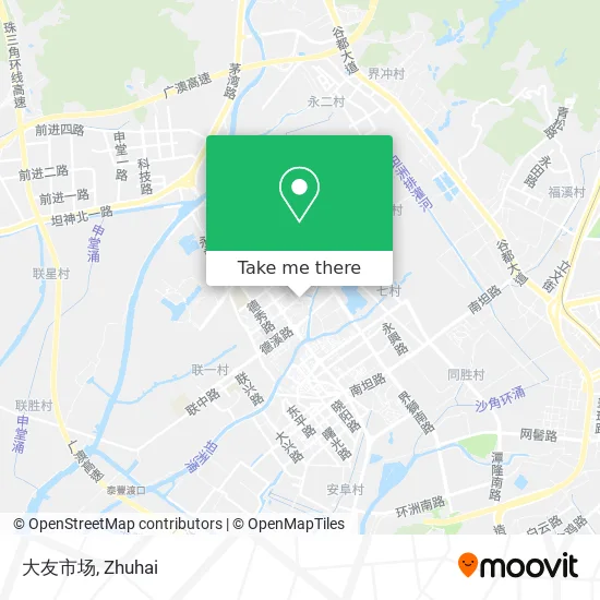 大友市场 map
