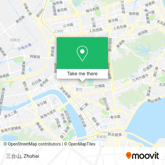 三台山 map