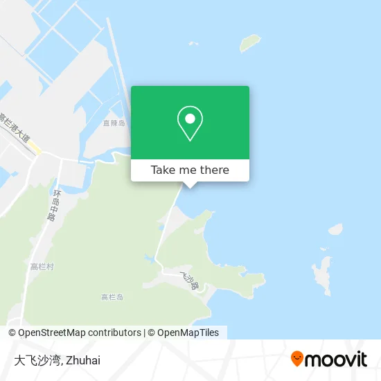 大飞沙湾 map