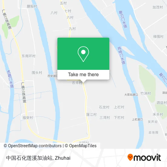 中国石化莲溪加油站 map