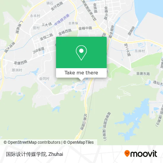 国际设计传媒学院 map
