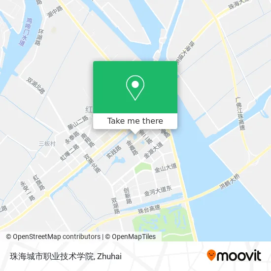 珠海城市职业技术学院 map