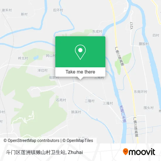 斗门区莲洲镇獭山村卫生站 map