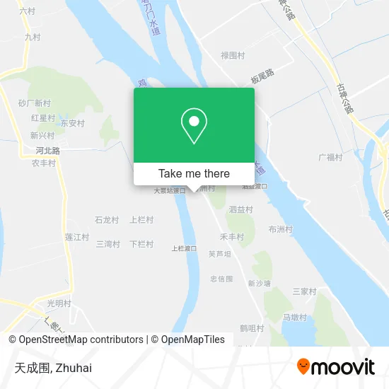 天成围 map