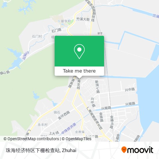 珠海经济特区下栅检查站 map