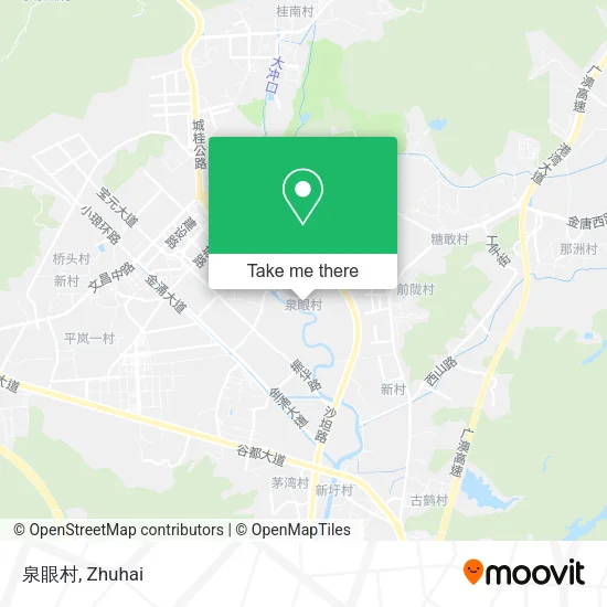 泉眼村 map