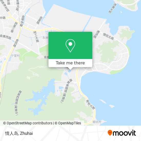 情人岛 map