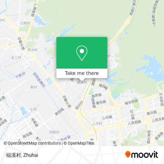 福溪村 map