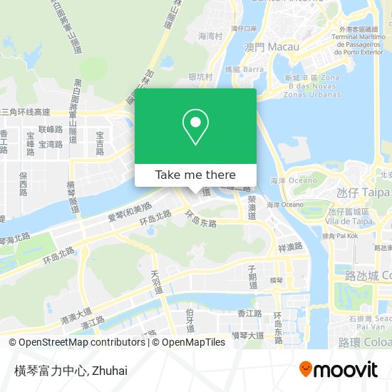 橫琴富力中心 map