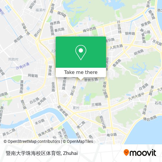 暨南大学珠海校区体育馆 map