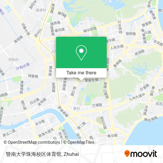 暨南大学珠海校区体育馆 map