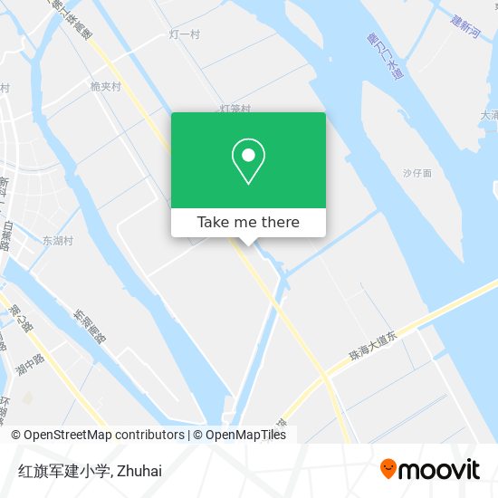 红旗军建小学 map
