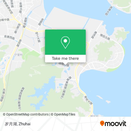岁月湖 map