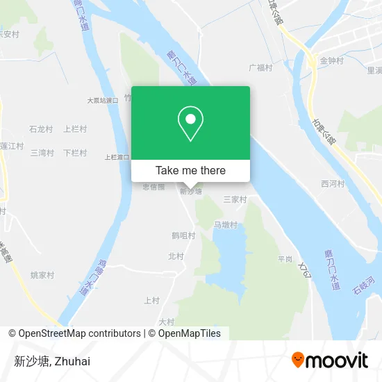 新沙塘 map