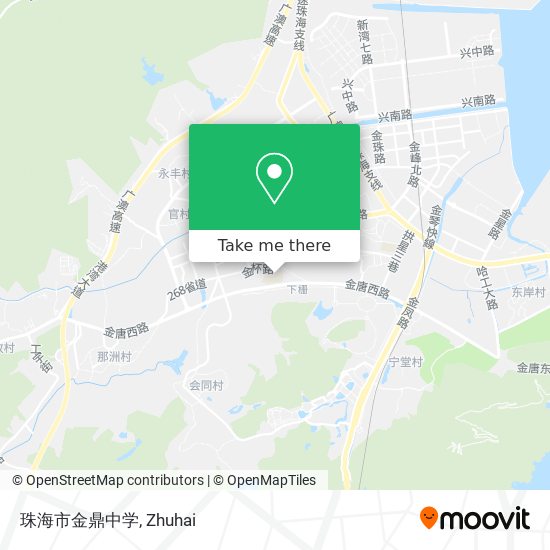 珠海市金鼎中学 map