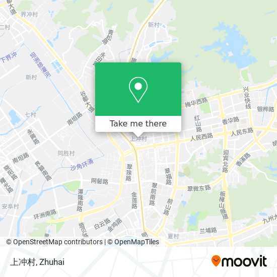 上冲村 map