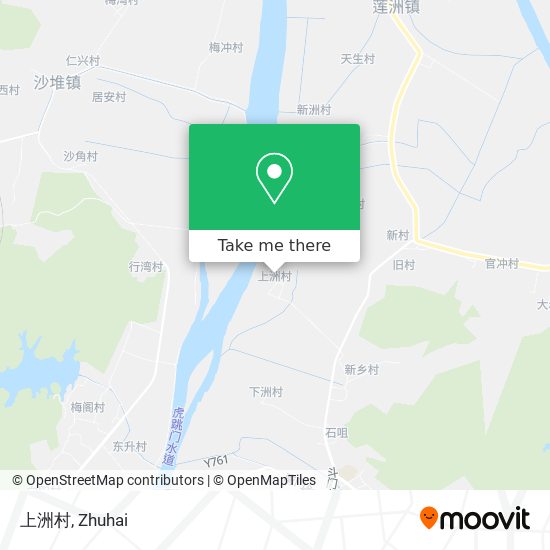 上洲村 map