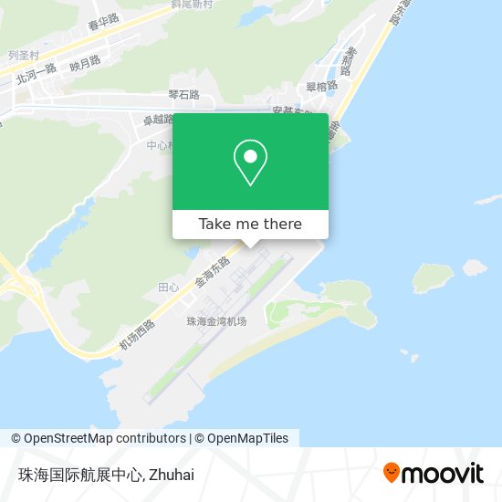 珠海国际航展中心 map