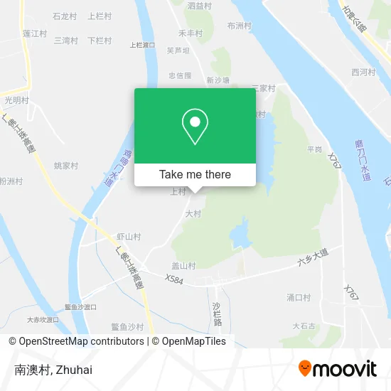 南澳村 map