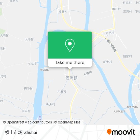横山市场 map