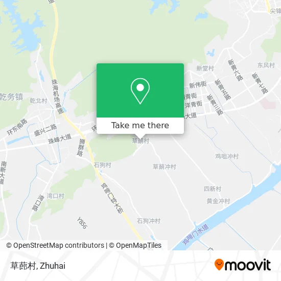 草蓢村 map