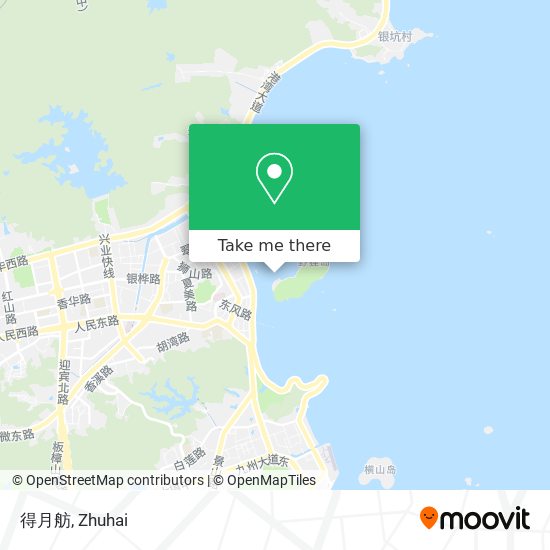 得月舫 map