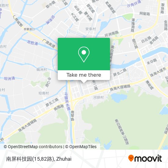南屏科技园(15,82路) map