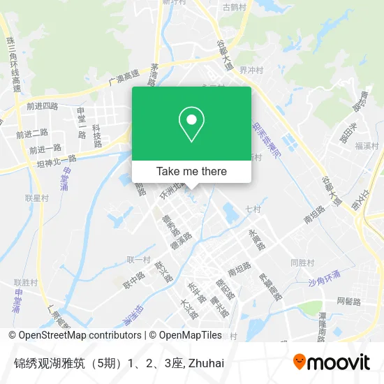 锦绣观湖雅筑（5期）1、2、3座 map