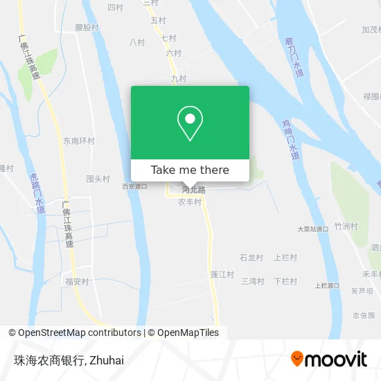 珠海农商银行 map