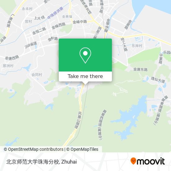 北京师范大学珠海分校 map