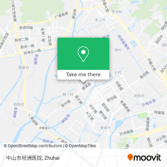 中山市坦洲医院 map