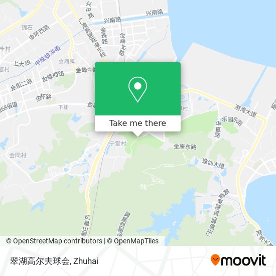 翠湖高尔夫球会 map