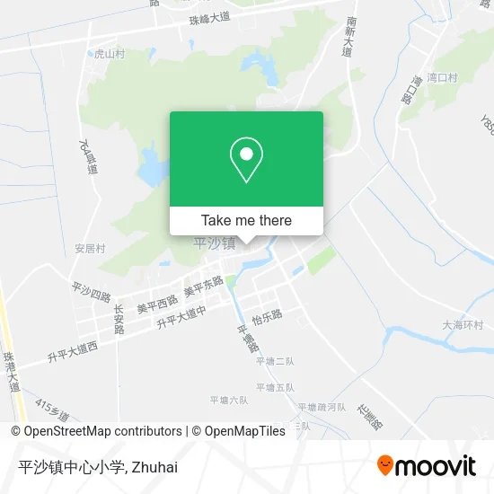 平沙镇中心小学 map
