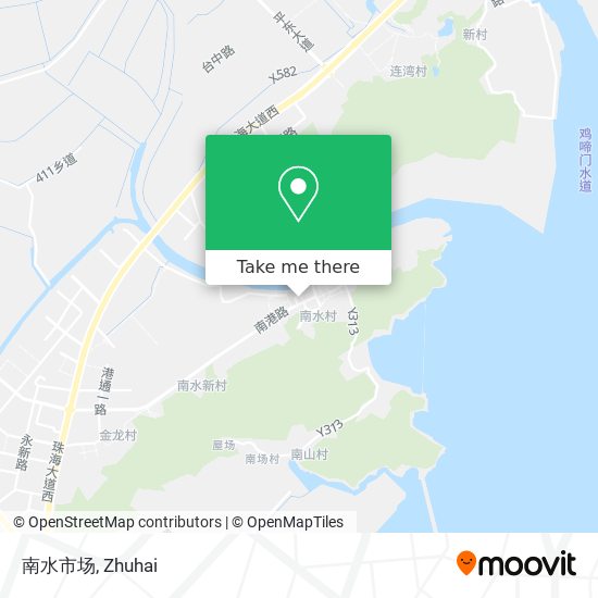 南水市场 map