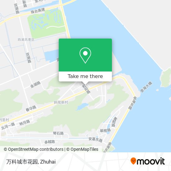 万科城市花园 map