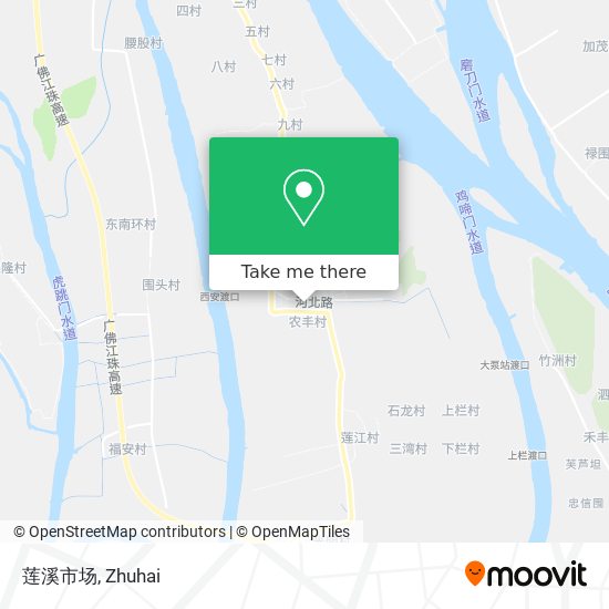 莲溪市场 map
