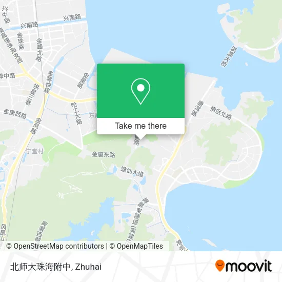 北师大珠海附中 map