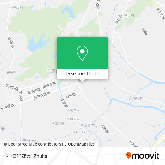 西海岸花园 map
