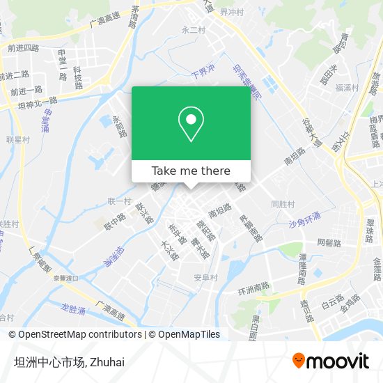 坦洲中心市场 map
