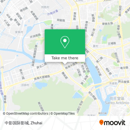 中影国际影城 map