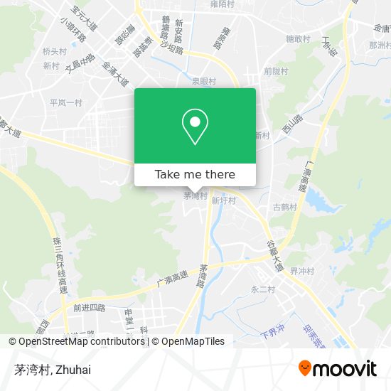 茅湾村 map