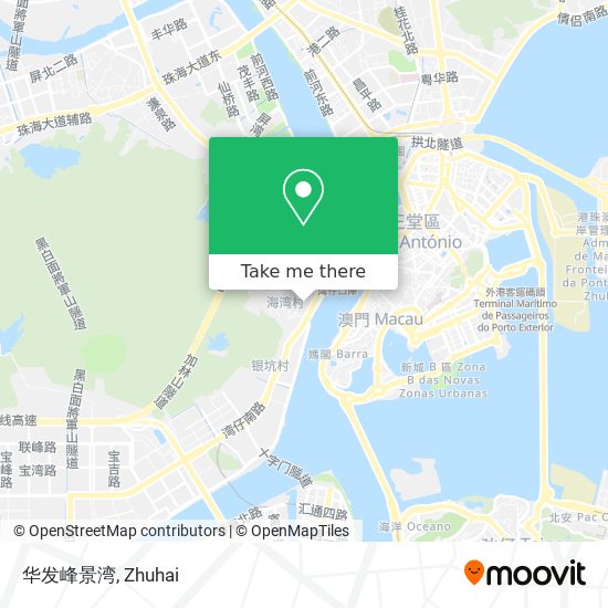 华发峰景湾 map