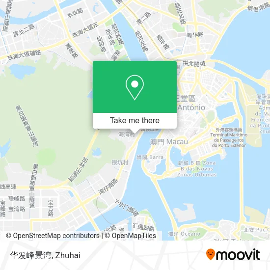 华发峰景湾 map