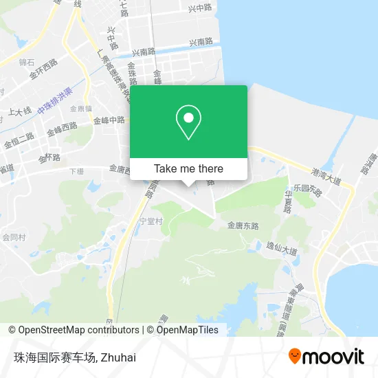 珠海国际赛车场 map
