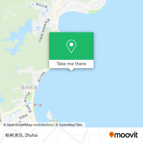 榕树洲岛 map