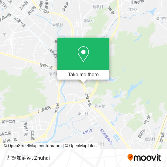 古鶴加油站 map
