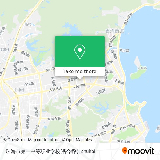 珠海市第一中等职业学校(香华路) map