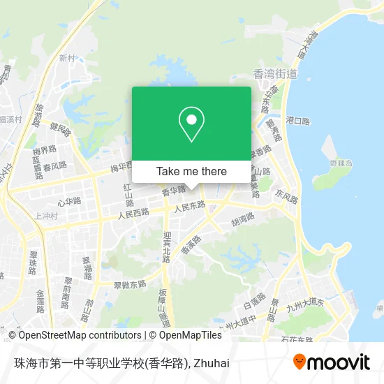 珠海市第一中等职业学校(香华路) map